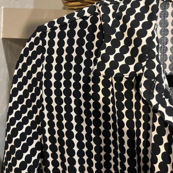 Marimekko black and beige polka dot pantsuit size Small - Picture 4 of 12